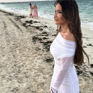 Elegant White Off-Shoulder Dress